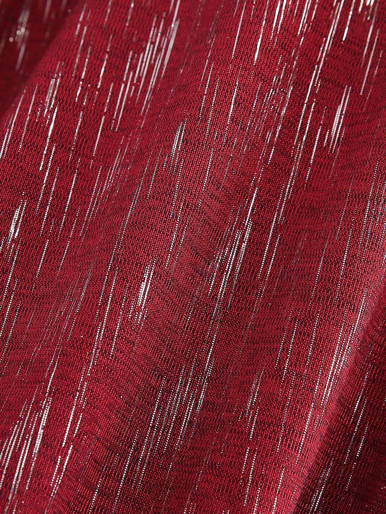 Rosegal Большие размеры Асимметричная футболка с капюшоном и блестящей пряжкой на шнуровке