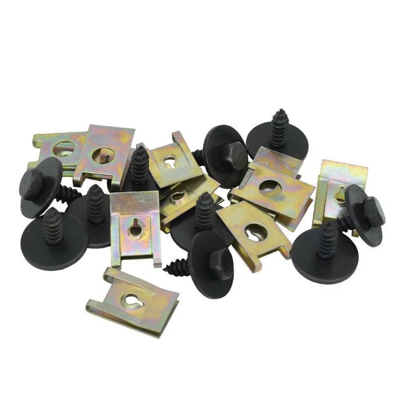 Подходит для черного цинкового самореза с шестигранной головкой J98+J260 из быстрой проволочной прокладки для декоративного крепления автомобилей Benz