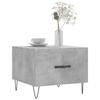 VidaXL Coffee Table Concrete Grey 50x50x40 Cm Engineered Wood 829388
