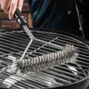 Barbecue Grill BBQ Brush Clean Tool Grill Accessories Stainless Steel Bristles Non-stick Cleaning Brushes Barbecue Accessories