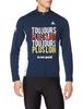 Coq Джерси для велоспорта с длинным рукавом Entry Thermo Jersey NVY Япония O-японский размер [Le Sportif] Мужская (эквивалент 2л)