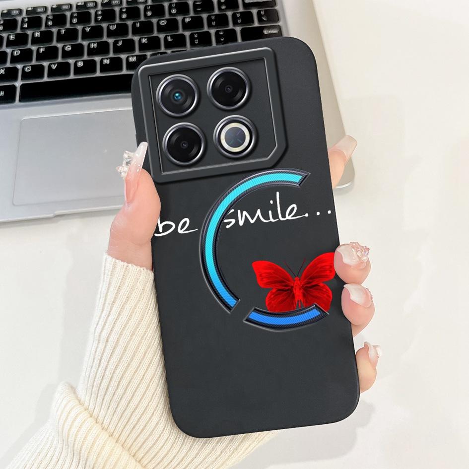Для Infinix GT 20 Pro 2024 Чехол X6871 Ударопрочный Чехол Модный Узор Мягкий Силикон Матовый Чехол для Телефона Для Infinix GT20 Pro Coque