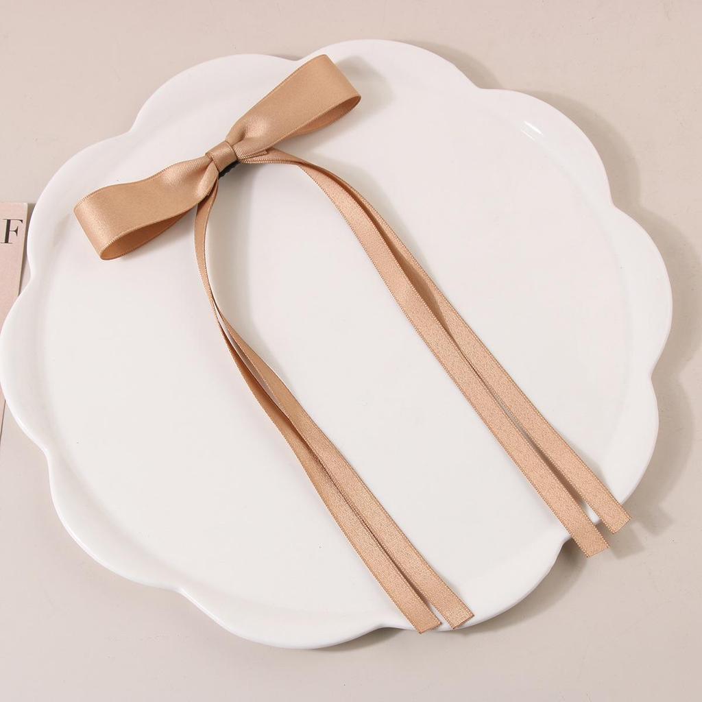 Заколка-уточка с бантом в балетном стиле 4 см: Дофаминовый Сладкий Плетеный Аксессуар для Волос