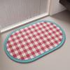 Dopamine Diatom Mud Bathroom Floor Mat Carpet Toilet Door Absorbent Quick Drying Anti Slip Foot Mat Kitchen Door Mat