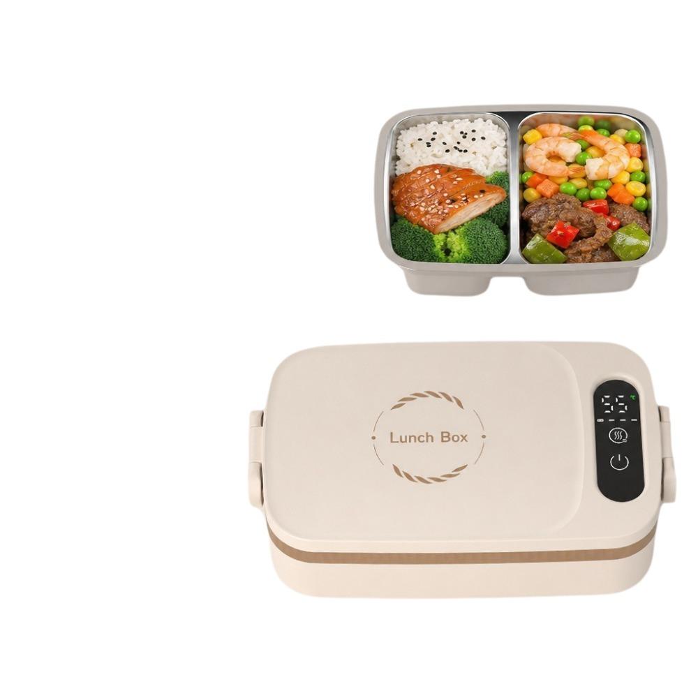Fast Heating USB Heated Lunch Box Wireless Cordless Food Warmer Electric Lunch Box Travel Meals