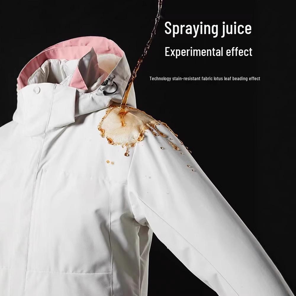 Camel Outdoor Женская водонепроницаемая пуховая парка 3-в-1 для зимнего туризма и альпинизма