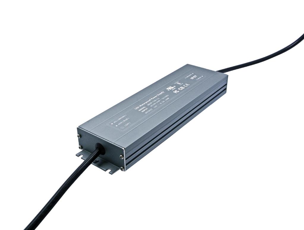 Ультратонкий водонепроницаемый блок питания 12В/24В, 30Вт-360Вт, DC Constant Voltage IP67