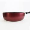 Living Frying Deep Glass Lid IH CUISINE Pan, Type, Stir-fry Pan, Multi-Pan, 26cm, Included, Compatible, Non-stick Coating, Red,