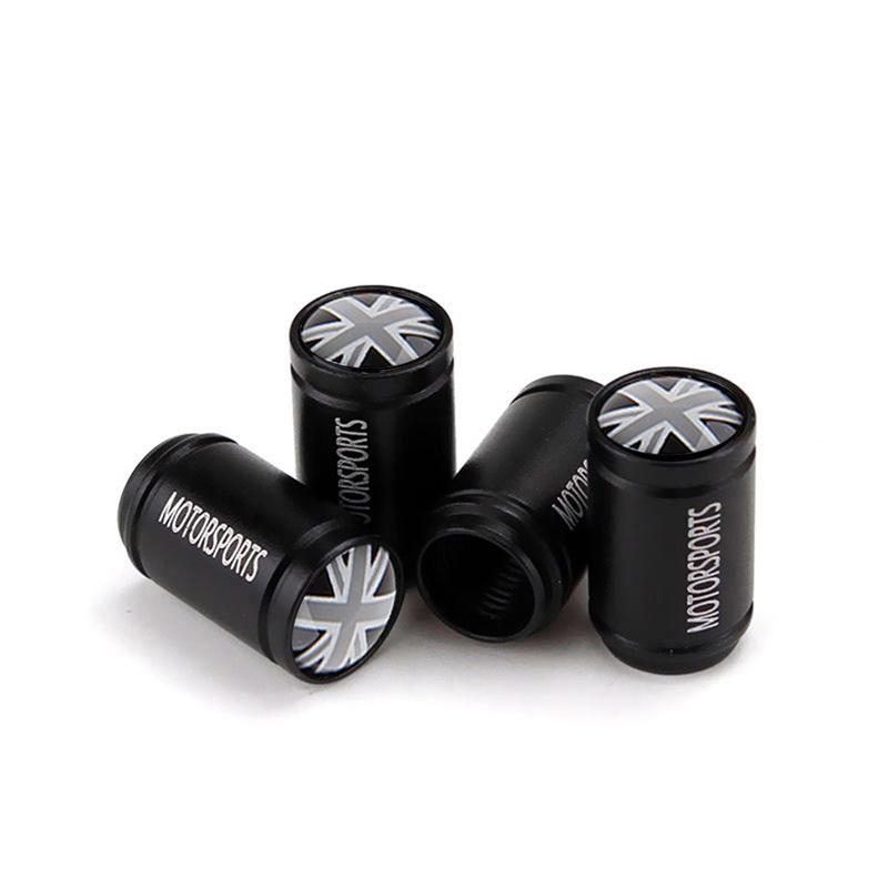 4Pcs UK England British Flag Bike Moto Car Wheel Tires Valve Caps Cover For Vauxhall Mini Cooper Ford Kia Hyundai VW Accesories