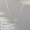 Ожерелье Banyan Tree S925 Silver Daisy Flower Zircon - простая цепочка на ключицу с дизайном Niche