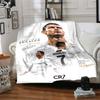 Cristiano Ronaldo (6) Personalized Name Blanket Multi-purpose Personalized Blanket Soft Warm Cozy for Chair Livingroom Couch Picnics