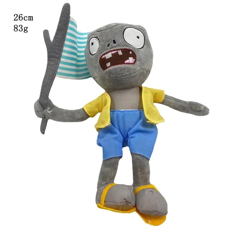 1 шт. 30 см Растения против Зомби Мягкие игрушки PVZ Zombies Gargantuar Hats Пиратские Зомби Мягкие плюшевые игрушки для детей Подарок детям