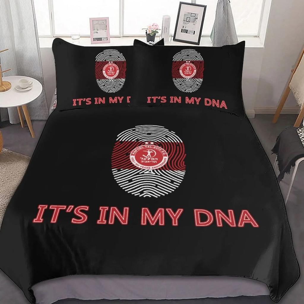 3D Printed Hapoel Tel Aviv Bedding Set Duvet Cover Bedroom Comforter Single Twin King Size Quilt Cover Home Textile