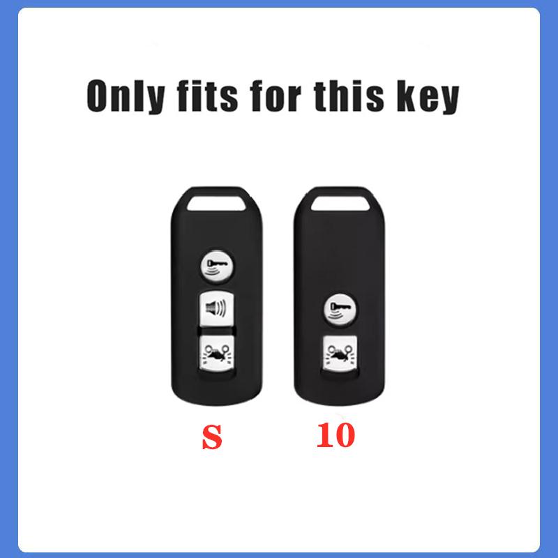 Leather Motorcycle Car Key Case Cover Bag For Honda Forza 125 300 350 750 ADV Xadv Super Cup SH150i SH300 Sh125 XAV Xlov VF7