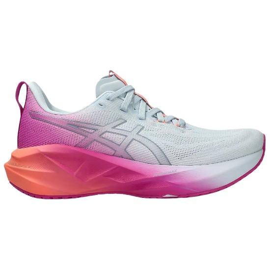 Asics Novablast 5 Удобная посадка Амортизация Дышащие Легкие Отзывчивые Беговые кроссовки Женские Кроссовки Светло-голубые 1012B989-400