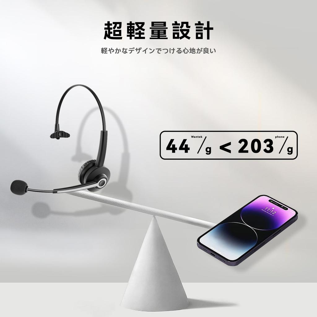 Гарнитура Wantek USB с одним ухом и микрофоном с шумоподавлением, гарнитура для колл-центра, подходящая для веб-звонков, удаленной работы на дому, профессионального бизнеса