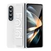 Роскошный силиконовый эластичный ремешок складной чехол для Samsung Galaxy Z Fold 5 4 3 5G ультратонкий матовый прозрачный ударопрочный жесткий чехол