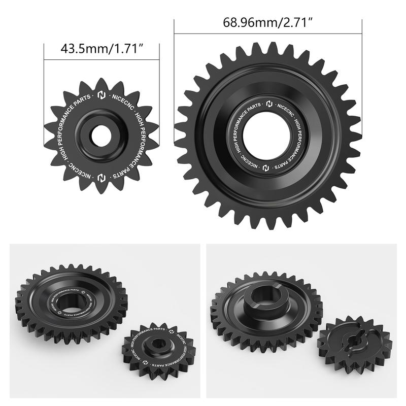 NICECNC For Husqvarna FE 450 FE 501 2019-2023 Oil Pump Idler Gears For KTM SX-F 450 EXC-F 450 EXC-F 500 GasGas MC 450F EX 450F