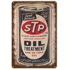 STP Oil Vintage Metal Tin Sign (8"x12") - Rustic Iron Wall Art Decor for College, Bathroom, Bar, Cafe, Garage, Farmhouse