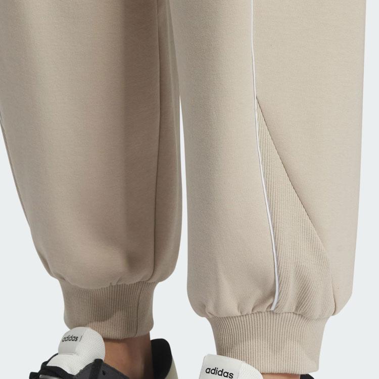 Adidas Rco 7/8 с коническими манжетами, дышащие вязаные брюки, женские брюки, светло-коричневые, IP7092