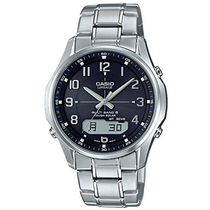 Casio Japan Genuine Lineage LCW-M100DE-1A3JF Men's Watch, Silver/Black