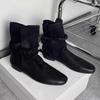 Ботильоны женские на плоской подошве из кожи, дизайнерская зимняя мода 2024 года, новые повседневные мягкие удобные кроссовки для ходьбы женские челси снежные ботинки