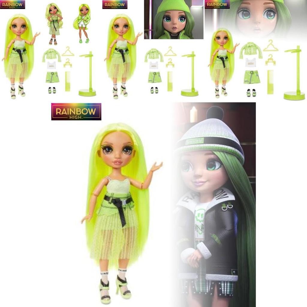 Набор модной куклы Rainbow High для девочек, игрушка-переодевание принцессы со сменными нарядами, реалистичная кукла