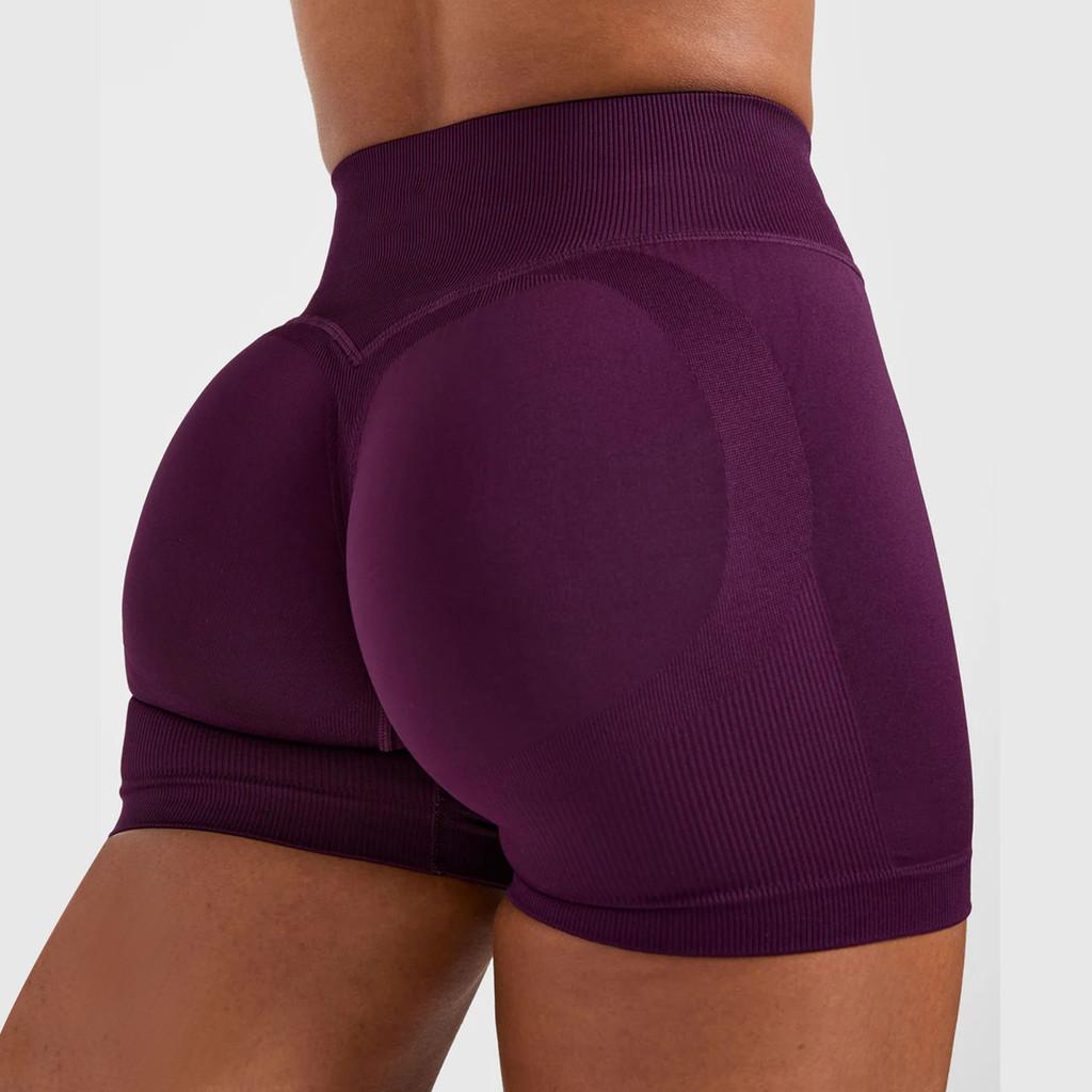 Seamless Yoga Shorts For Women With Quick Dry Fabric For Running And Fitness Activities