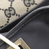 GUCCI Tote Bag 002.1093 black GG canvas Women Used