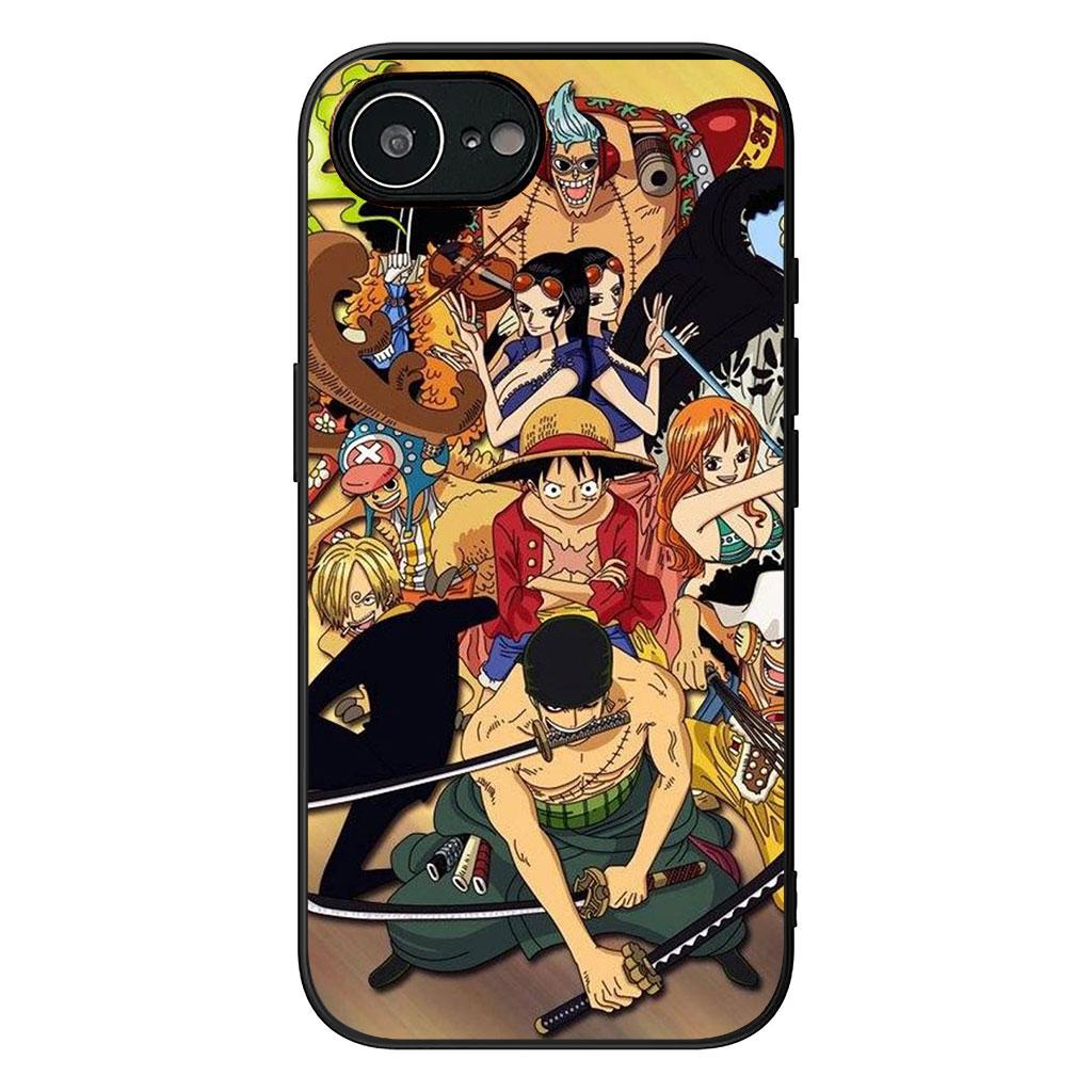 Cover for Apple iPhone 16 15 14 Plus 13 12 Mini 17 Pro Max + ProMax 16E Air 16+ 15+ Phone Case Roronoa Zoro One Piece Luffy