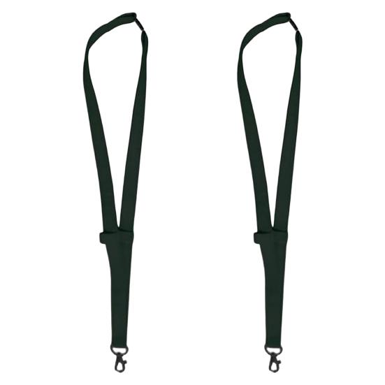 2Pcs Plain Fabric Pen Lanyards with Pen Glasses Holder Anti-Loss Student ID Badge Lanyard Practical Work Lanyard for Doctors Nurses Teachers