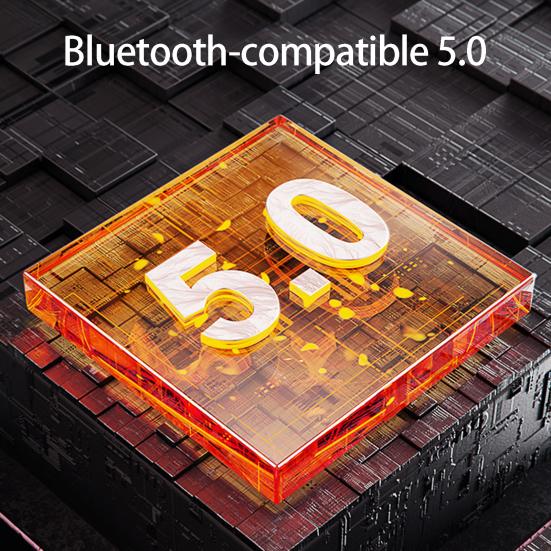 Беспроводная гарнитура Bluetooth-совместимая 5 Интеллектуальное шумоподавление Декодирование звука Тяжелые басы Стерео объемный звук 11 мм