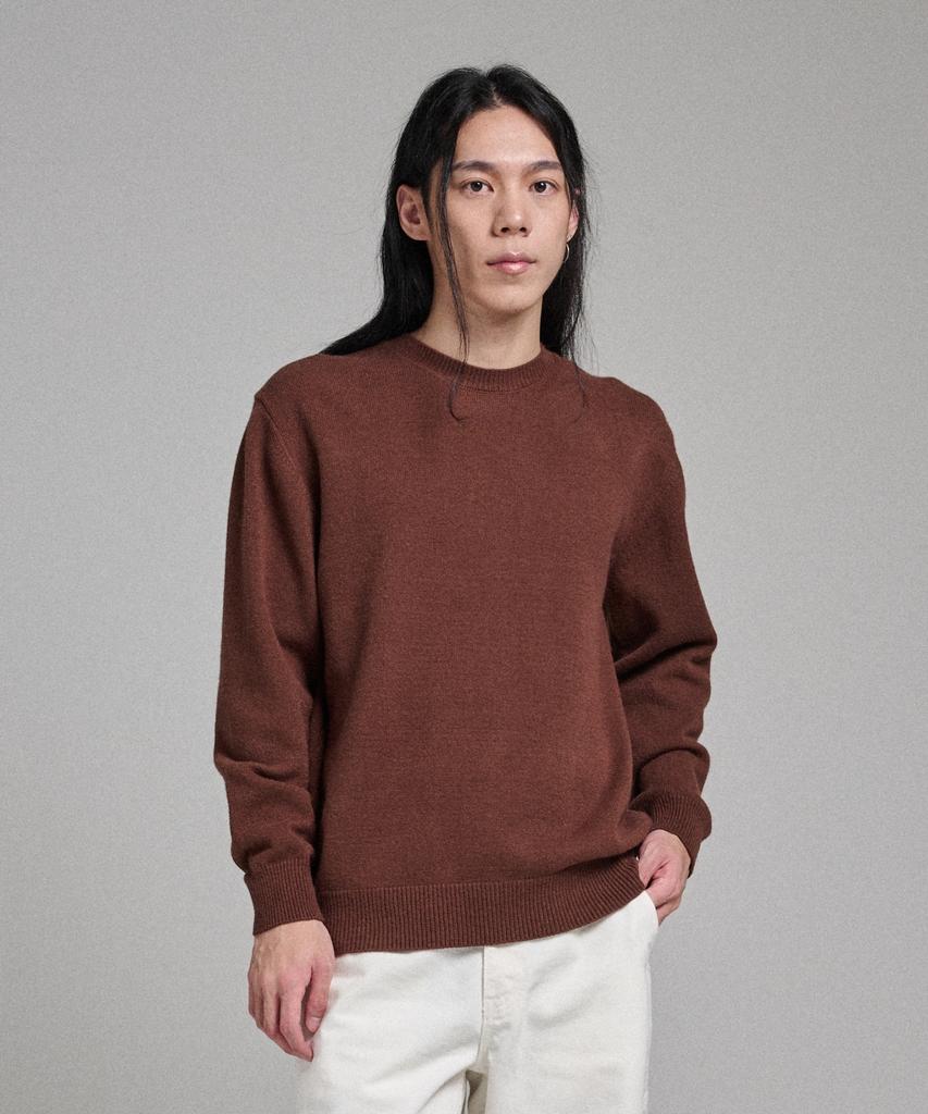 ANALOG MOOD Signature Soft Round Knit (Brown)