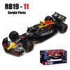 Ббураго 1:43 НОВЫЙ 2023 Команда Alpine F1 A523 №10 Пьер Гасли №31 Эстебан Окон Формула-1 Сплав Супер Игрушка Литая модель автомобиля