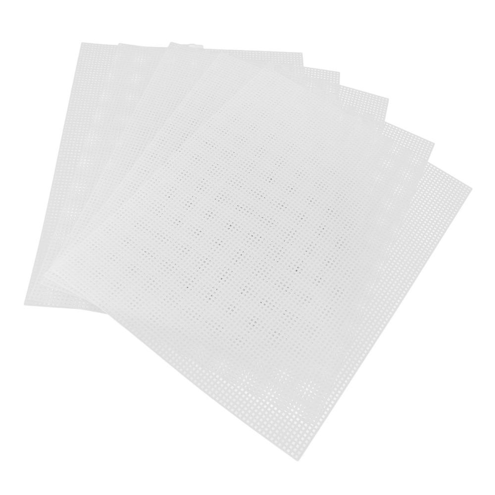 10Pcs Uniform mesh holes Plastic Canvas Sheet Embroidery Mesh  Knitting & crochet projects