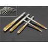 HSS 6542 Titanium Machine Spiral Point Straight Fluted Screw Thread Metric Plug Hand Tap Drill 3-8MM Tapping Screw Tap Set