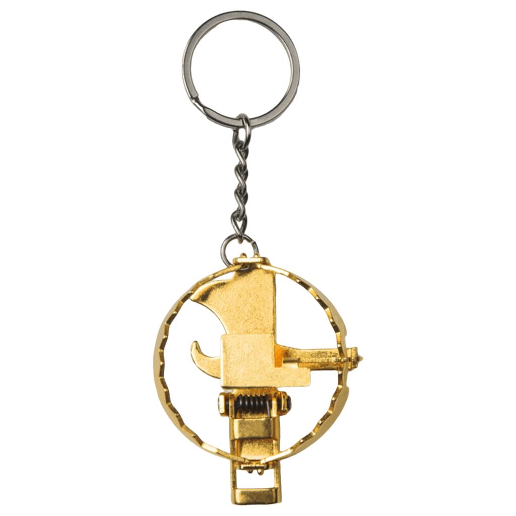 Metal Mousetrap Keychain, Pendant Car Key Chain