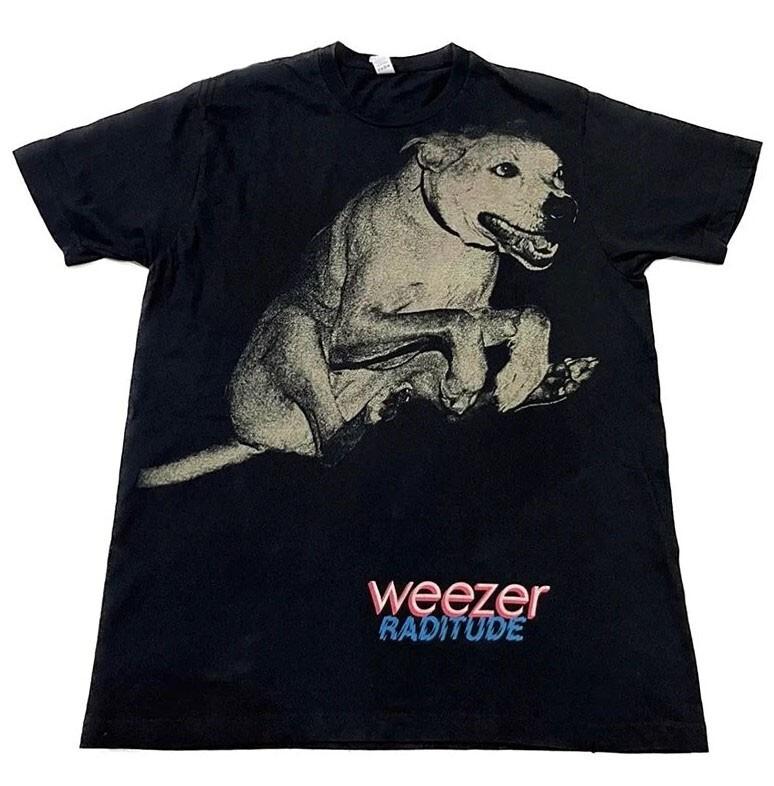 Ретро черная футболка рок-группы Weezer Raditude, Альбом Weezer, футболка рок-группы Унисекс Футболка