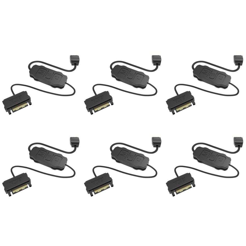 1-10 шт. 5V 3PIN ARGB Контроллер ARGB 5V 3PIN к SATA Интерфейс Удлинительный кабель RGB Синхронизация Кабель Контроллера для вентилятора ПК, светодиодной ленты