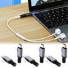 1PC 2-IN-1 Audio Converter Lightning/Type-C To 3.5MM For Apple 15 Samsung Huawei