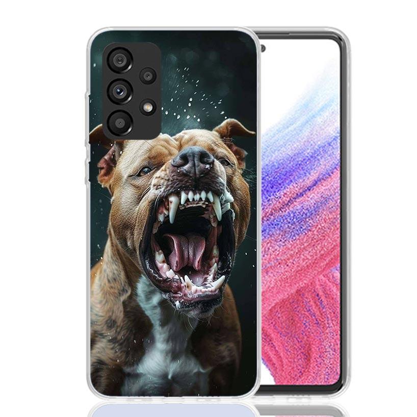 Питбуль Собака Питбуль Чехол для Телефона Для Samsung Galaxy A52 A32 A22 A12 A02S A50S A30S A51 A31 AA71 Note 20 Ultra 10 S10 Plus Gal