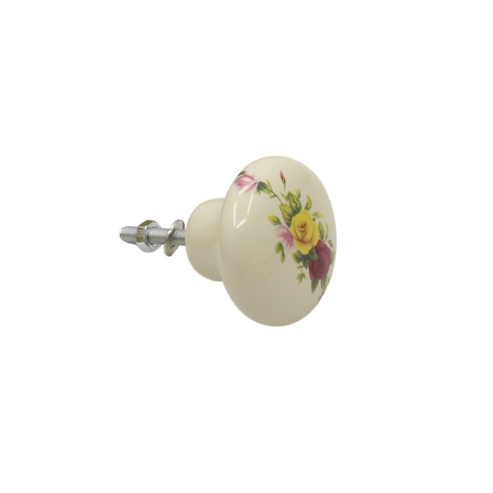 Single Hole Door Pull Handles Glazed color Drawer Knobs Simplicity Cabinet Knob Wine Cabinet