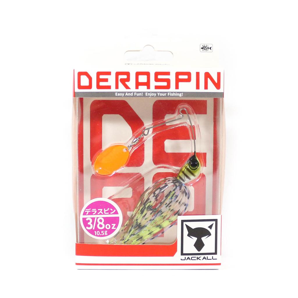 Jackall Spinner Bait Lure Deraspin 3/8 унции Konin Gill Chart Dip (7244)