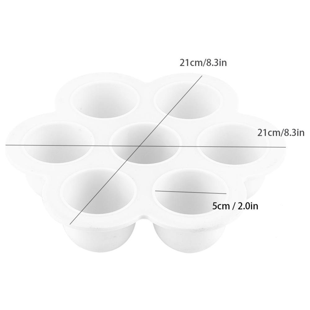 7 Hole Baking Utensil Flower Shape Food Storage Container Durable Ice Mold Tray Refrigerator