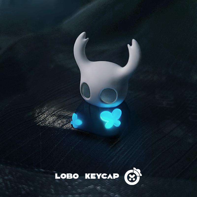 Hollow Knight And Hornet Creative Light-Transmitting Design Mechanical Keyboard Keycaps Esc Decorative Resin Material Fun Gifts