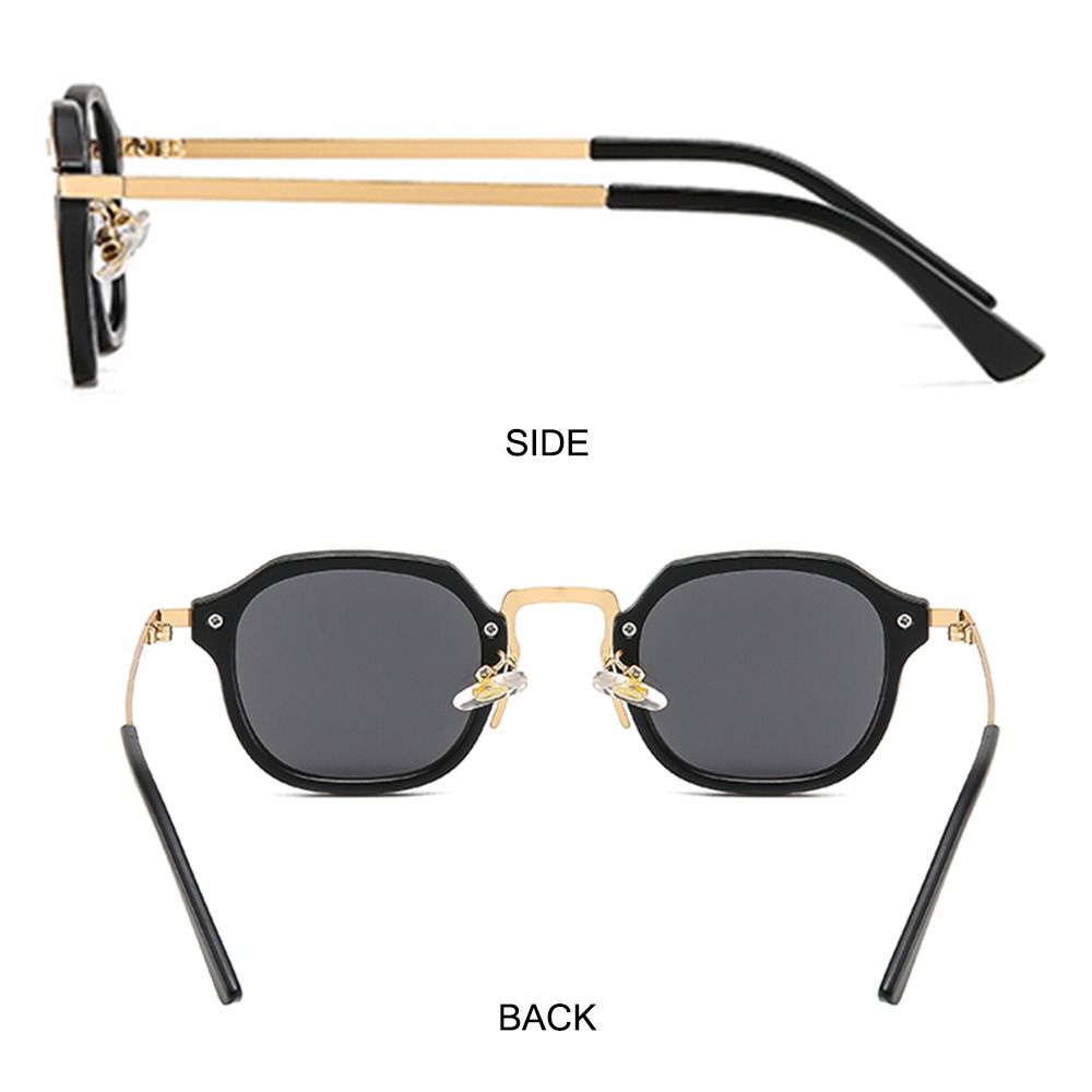 Y2K Punk Shades Metal Frame Driving Sun Glasses Fashion Small Square Sunglasses  for Women & Men