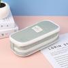 Вместительный выдвижной пенал Oxford цвета Macaron - компактный в японском и корейском стиле для студентов