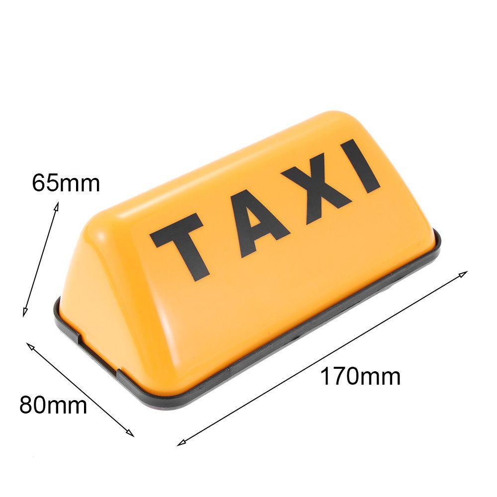 Universal COB Adhesive Car Sign Lamp Taxi Sign Cab Roof Top Topper 12V