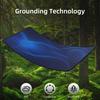 Grounding Mat with Grounding Cord Grounding Pad On Bed Earth Grounded Therapy Conductive Sheet for Improved Sleep Reduced Anxiety Pain Relief