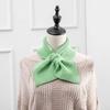 1PC Women's Knitted Cross Scarf for Warmth Softness Lightness and Fashion